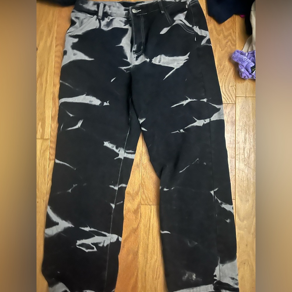 Tie dye jeans from princess polly